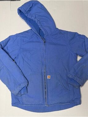 Carhartt Kids Royal Blue Hooded Work Jacket